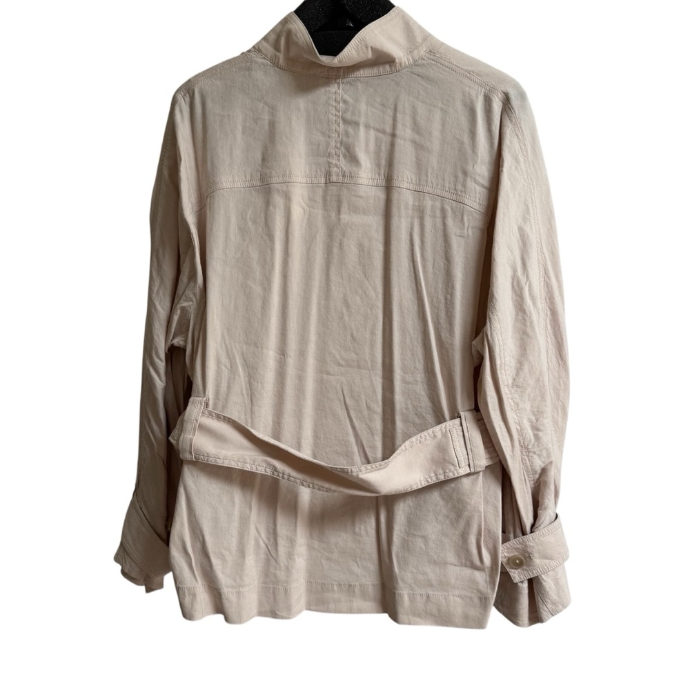 NWT Vince Cream Drapey Jacket with Belted Waist - Picture 4 of 8